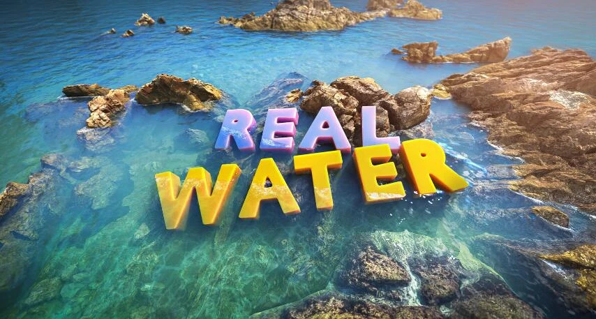 Blender插件 真实水流材质着色器湖泊海洋生成 Real Water v1.2.0