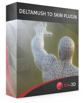 3DS MAX插件 平滑变形修改器插件 DeltaMush to Skin v1.0