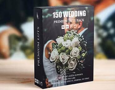 150个专业婚礼LUTs电影视频调色预设 Professional Cinematic Wedding LUTs for Filmmakers