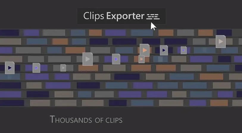 PR脚本 将时间线多个素材批量导出单个视频 Clips Exporter v1.6+使用教程