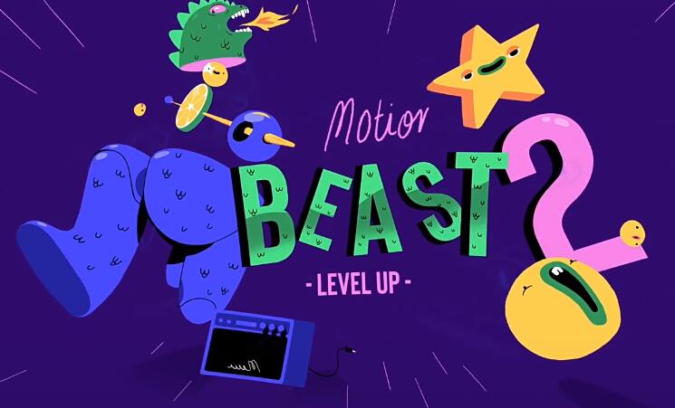 AE教程 MG动画动态图形制作角色绑定全面基础学习Motion Beast 2