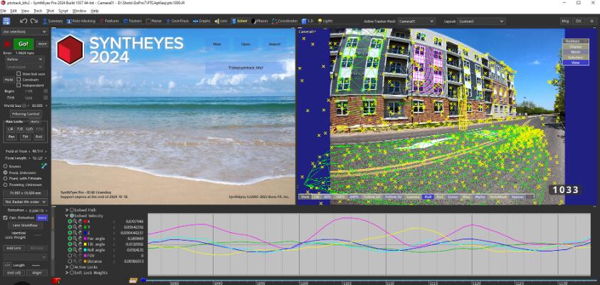 Syntheyes Pro 2024 v23.10.1057中文版 摄像机反求视频跟踪特效合成软件 Win/Mac