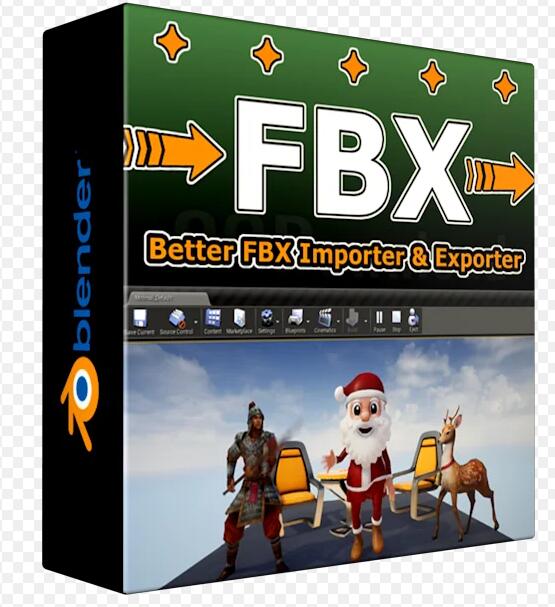 Blender插件 FBX模型导入导出工具 Better FBX Importer & Exporter v5.4.9