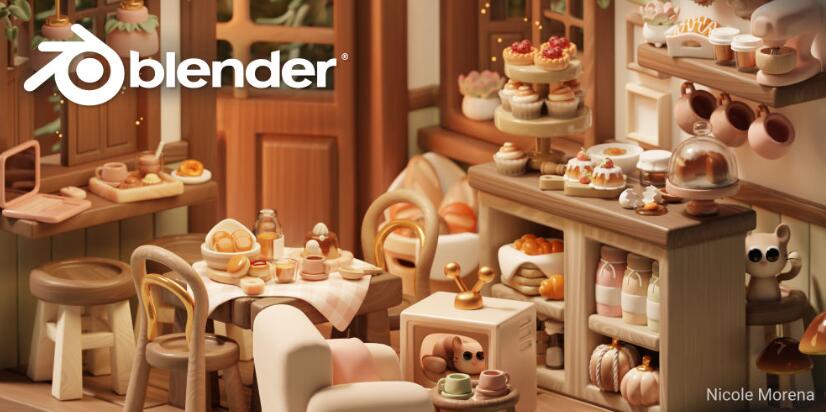 Blender4.02正式中文版全能免费开源三维动画制作软件Win/Mac/Linux