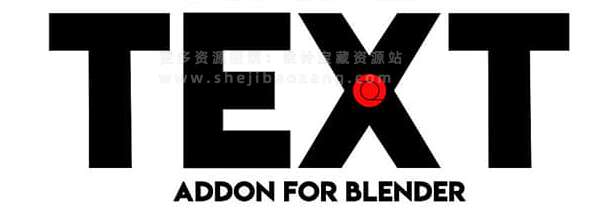 Blender插件 三维文字动画预设 Simple Text Addon V1.1.1