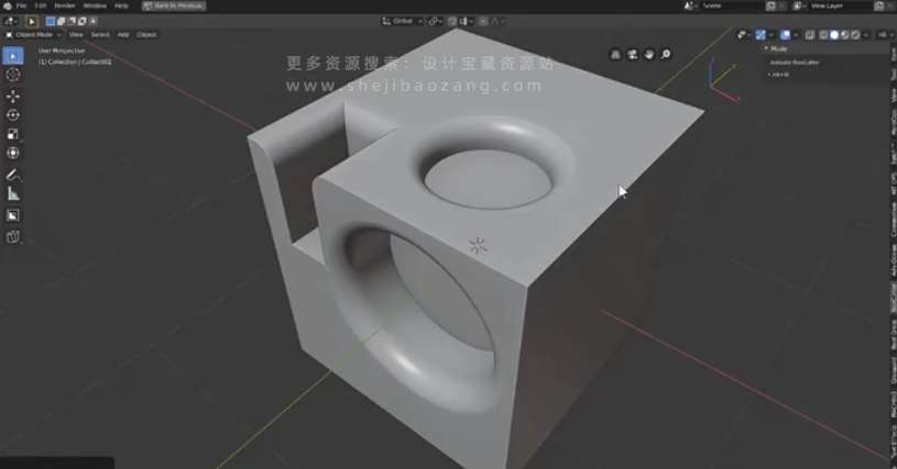 Blender插件 硬表面三维建模工具 BoxCutter 7.20.3.1+HardOps 0.9.88.3