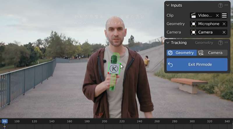 Blender插件 三维对象运动跟踪 KeenTools FaceBuilder+GeoTracker V2024.1