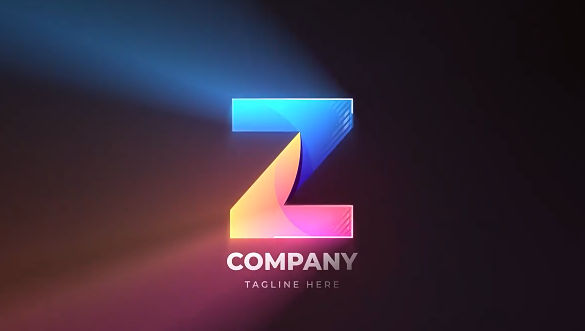 AE扫光Logo片头动画模板 Logo Animation