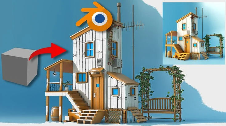 Blender新手完全基础建模教程 Udemy – Blender Basics Complete 3D Beginners Course