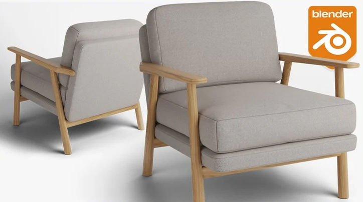 Blender家具衣柜沙发设计建模基础教程 Udemy – Furniture Design Using Blender