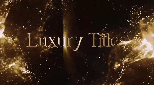 AE大气奢华金色流光粒子文字标题颁奖片头模板 Luxury Awards – Titles Introduction