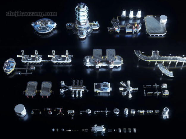 KitBash3D-高质量可商用太空模型合集！