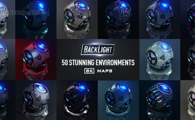 AE贴图-AK大神 E3D高清4K/8K环境及灯光贴图HDRI预设8K Environments & Light Maps