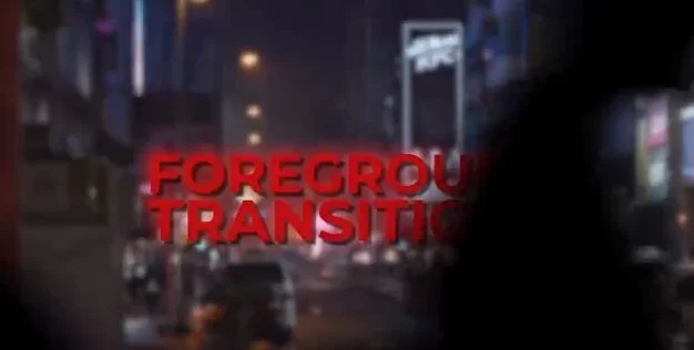 4K前景物体元素移动遮挡无缝转场过渡动画视频素材