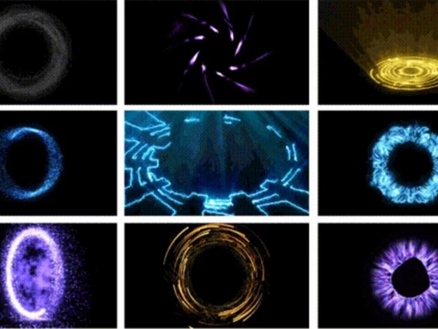 神话游戏法术仙术太极阵法魔法传送门特效合集！