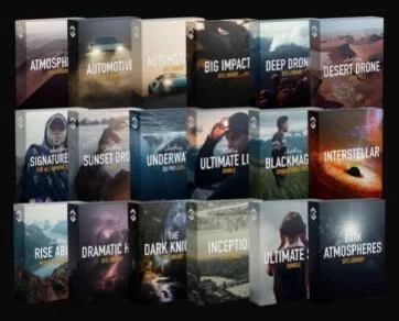 电影级环境氛围迷人背景音效和LUTs视频调色预设包