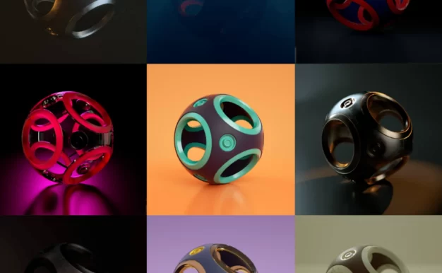 20种阿诺德渲染器高级环境摄影棚灯光C4D预设