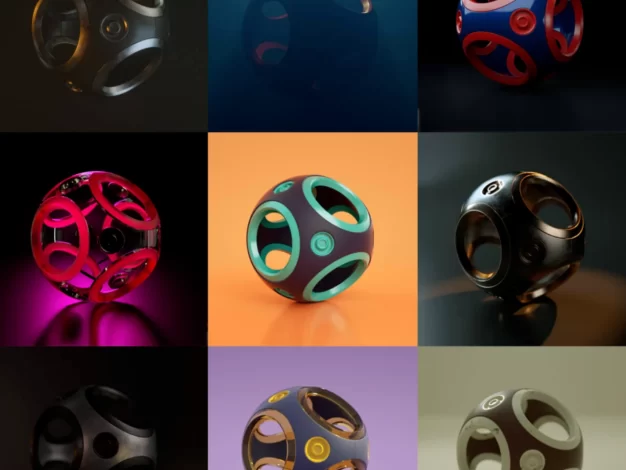 20种阿诺德渲染器高级环境摄影棚灯光C4D预设