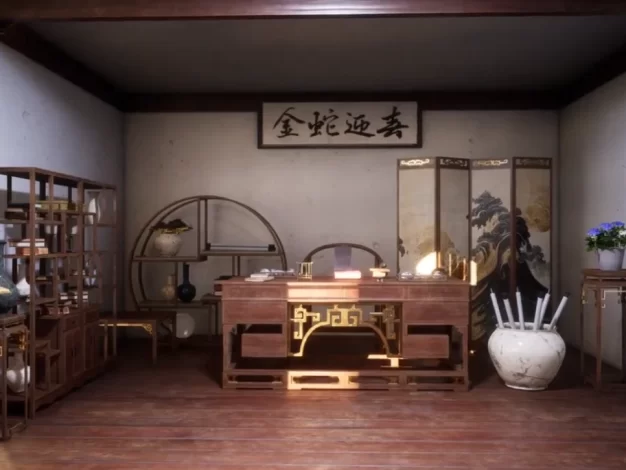 UE5中国风书房场景制作教程