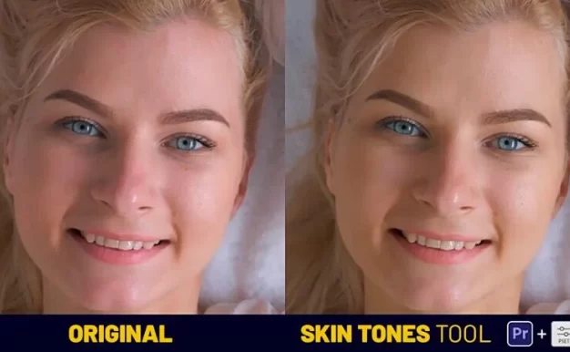 PR预设 123种人像皮肤修正调整美容工具 Skin Tones Tool