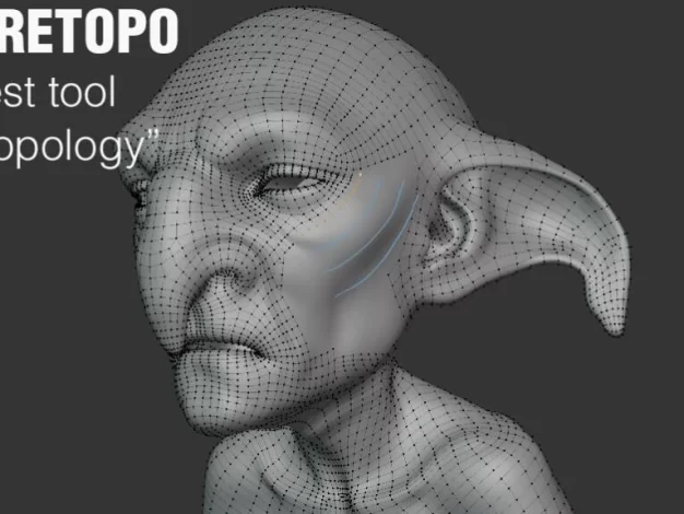 Blender插件 模型重拓扑 SpeedRetopo v0.2.4