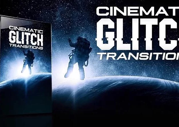 达芬奇模板 高质量电影级画面故障毛刺转场过渡预设 Cinematic Glitch Pack