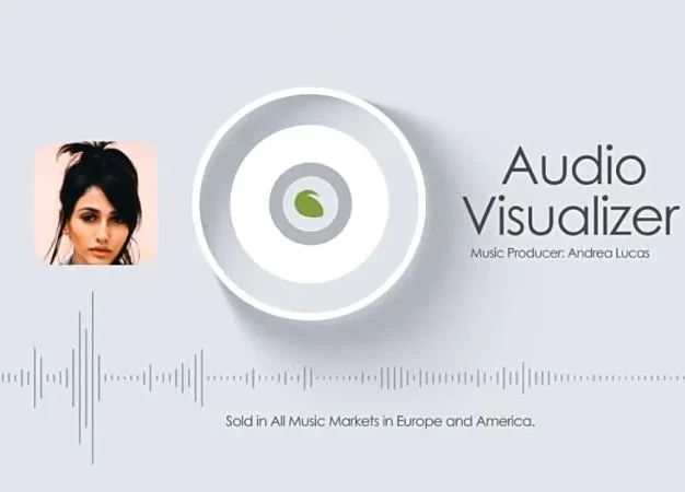 AE/PR模板 音乐播放界面音频可视化效果动画 Audio Visualizer V2