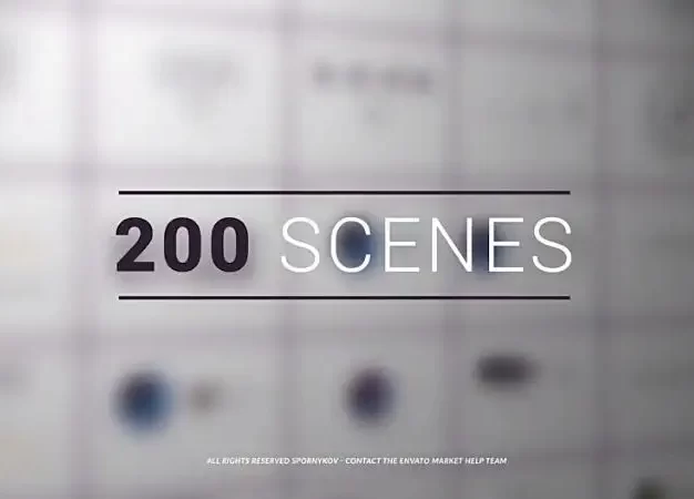 AE模板 210组公司企业信息图表统计图形展示动画 Infographic Bundle V3