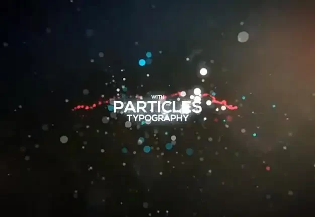 AE创意标题模板-40种唯美粒子文字动画Particles Titles