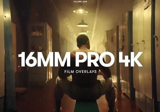 4K复古胶片纹理-16MM视频叠加素材让影像烟雾弥漫回70年代