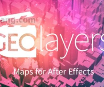 AE真实地图路径绘制动画脚本 Aescripts GEOlayers 3 V1.14.0附使用教程