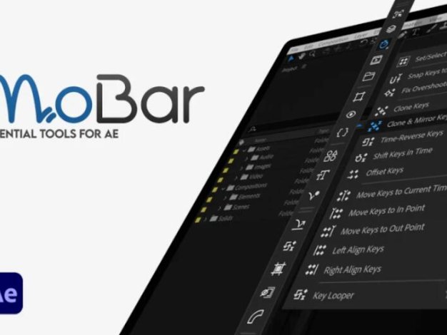AE脚本 50多个可提高效率的快捷命令工具箱 MoBar V2.1.11+使用教程