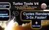 Blender插件 加快渲染速度 Turbo Tools V4.0.8