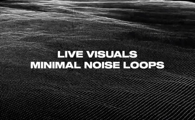 视频素材 44个信号噪波干扰损坏视觉特效动画 Minimal Noise Loops