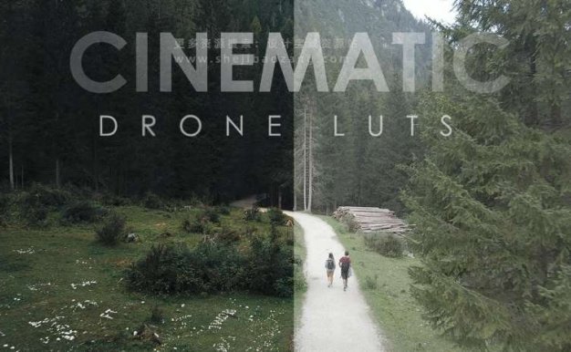 50组无人机航拍LUT视频调色预设 DB Cinematic Drone LUTs