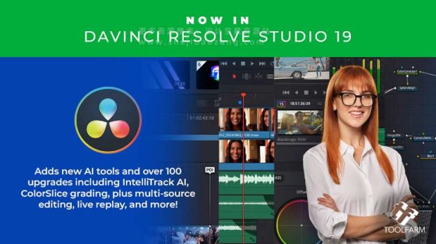 达芬奇调色软件 DaVinci Resolve Studio v19 中文版安装教程免费下载 永久使用解锁版本 Win