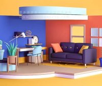 C4D教程 卡通室内场景建模 Udemy – Creating An Animated Room For Motion Graphics With Cinema 4D