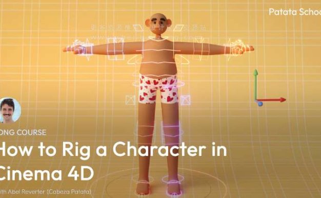 C4D教程 三维角色绑定 Patata School – How to Rig a Character in Cinema 4D