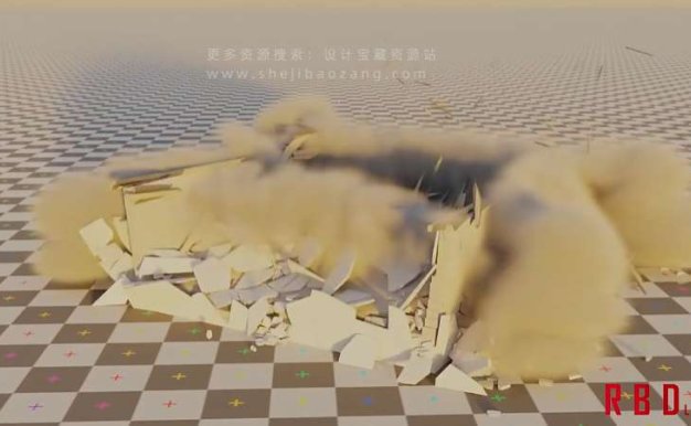 Blender插件 物理动力学破碎特效 RBDLab v1.5.4