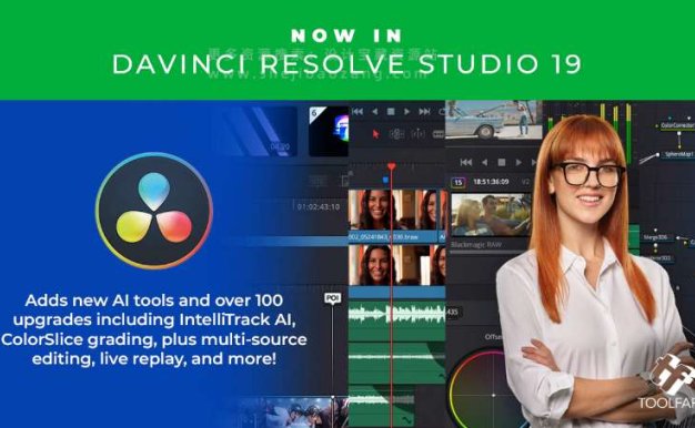 达芬奇调色软件 DaVinci Resolve Studio v19 中文版安装教程免费下载 永久使用解锁版本 Win