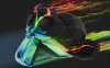 Blender空气动力学流线模拟器Aerodynamic Streamlines Simulator - Geometry Nodes