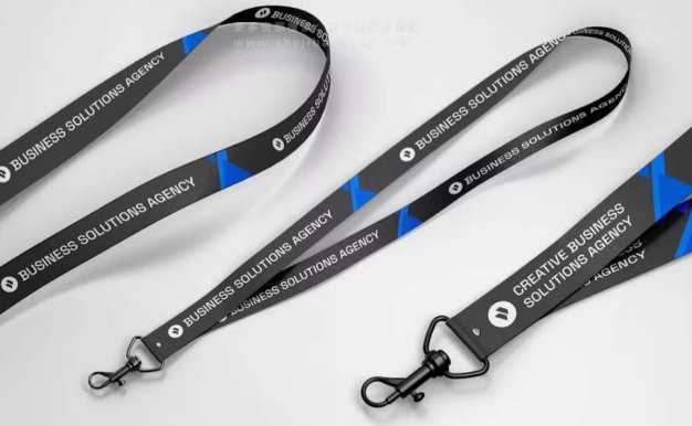 挂绳证件夹PS样机模版Lanyard Id Card Holder Mockup