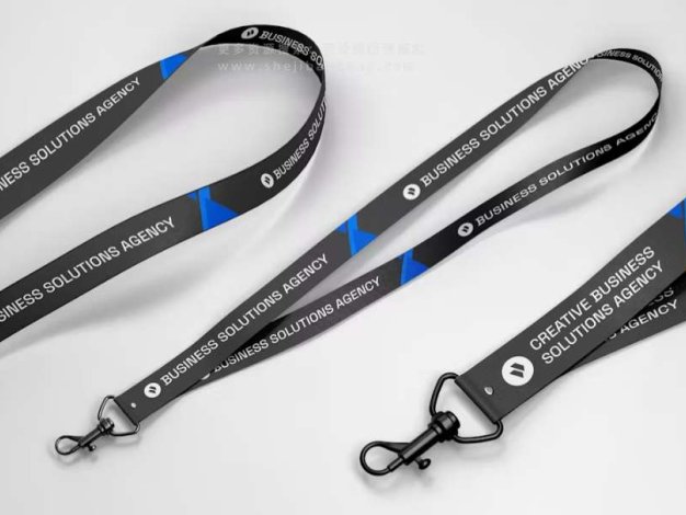 挂绳证件夹PS样机模版Lanyard Id Card Holder Mockup