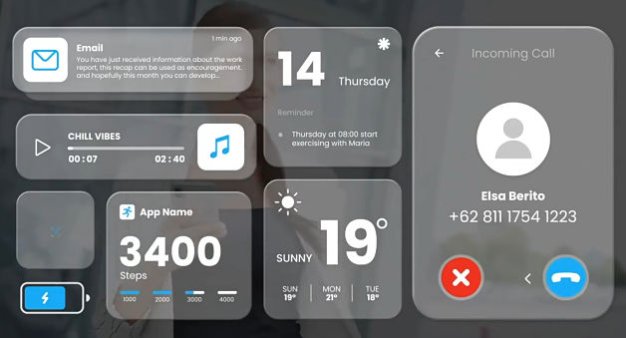 AE手機(jī)UI掛件動畫模板 Phone Interface