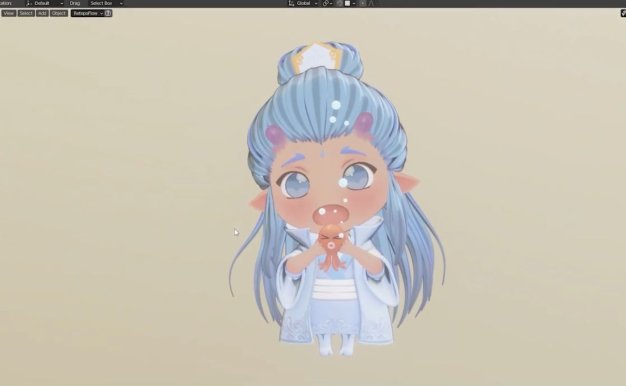 Blender哪吒2可爱Q版敖丙建模教程 FlyCat – Chibi Character