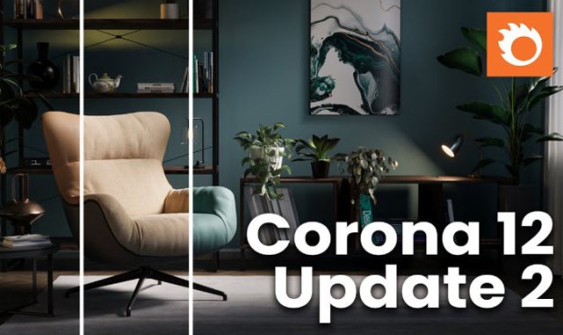 3DS MAX专业实时交互渲染器 Corona Renderer 12 Update 2 for 3ds Max 2016-2026