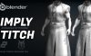 Blender针痕精细缝线插件 Simply Stitch V1.2