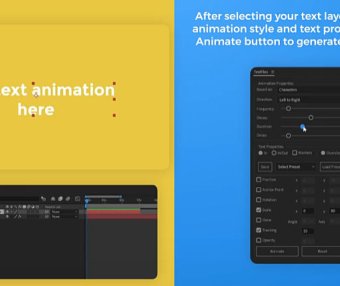 AE文字标题缓入缓出弹性文本动画脚本 TextFlex v1.0附使用教程