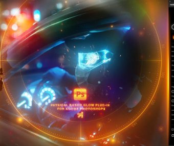 PS真实发光梦幻辉光特效插件 mobGlow V1.0.1 For Photoshop 2023-2025 Win