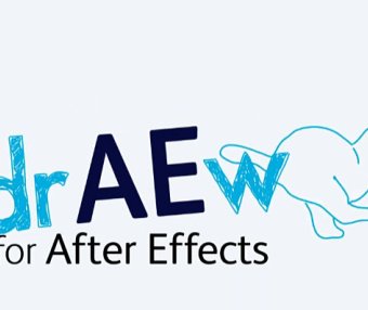 AE创意涂鸦手绘线条图形动画脚本 drAEw v1.0.002